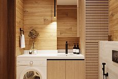 Дизайн-проект гостевого санузла от дизайнера Румянцевой Анны